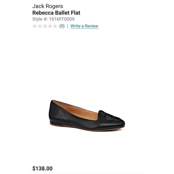 Jack Rogers Rebecca Ballet Flat - Navy Blue Suede - Picture 9 of 9